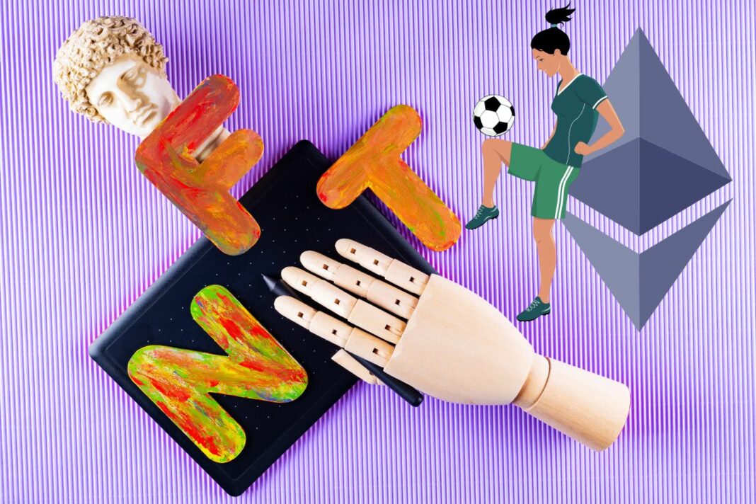 Des NFT Ethereum pour lever des fonds pour le football féminin - canva