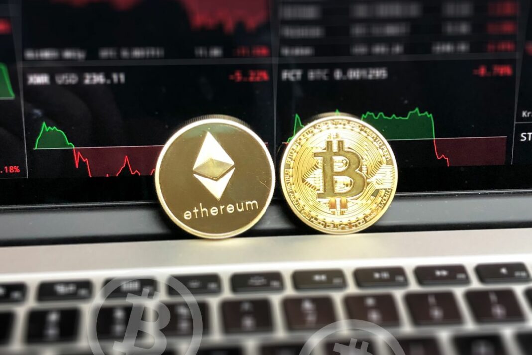 L'éclat d'Ether contraste avec l'ombre de Bitcoin - canva